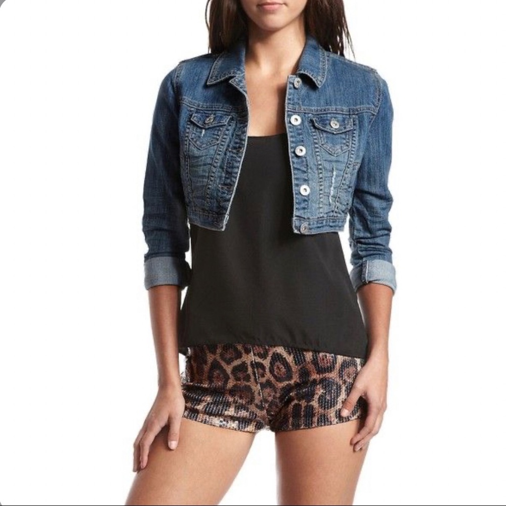 Cropped Denim Jacket